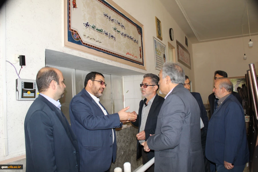 بازدید سرپرست مدیریت امور پردیس های استان قم از پایگاه های اسکان مدیریت امور پردیس ها در سطح استان قم