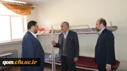 بازدید سرپرست مدیریت امور پردیس های استان قم از پایگاه های اسکان مدیریت امور پردیس ها در سطح استان قم