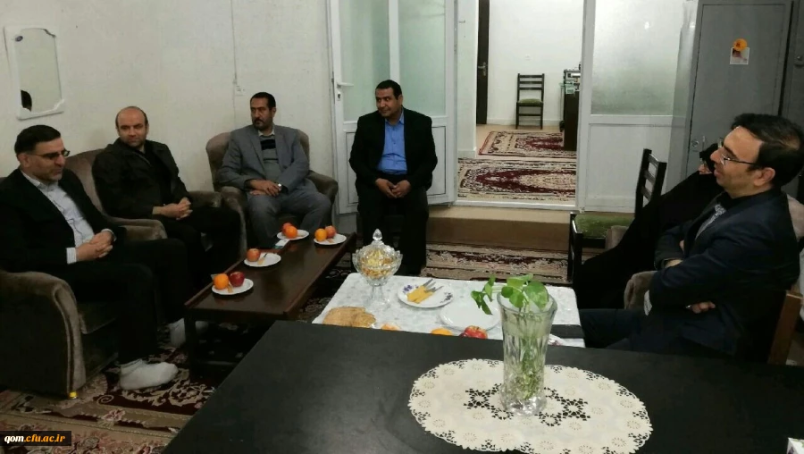 دیدار آقای امیر آبادی نماینده مردم شریف قم در مجلس شورای اسلامی از پایگاه های اسکان دانشگاه فرهنگیان استان قم