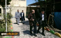 دیدار آقای امیر آبادی نماینده مردم شریف قم در مجلس شورای اسلامی از پایگاه های اسکان دانشگاه فرهنگیان استان قم