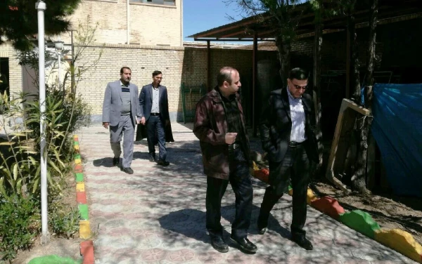 دیدار آقای امیر آبادی نماینده مردم شریف قم در مجلس شورای اسلامی از پایگاه های اسکان دانشگاه فرهنگیان استان قم