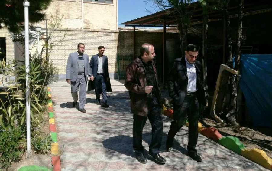 دیدار آقای امیر آبادی نماینده مردم شریف قم در مجلس شورای اسلامی از پایگاه های اسکان دانشگاه فرهنگیان استان قم