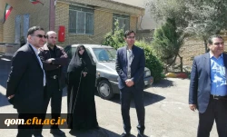 دیدار آقای امیر آبادی نماینده مردم شریف قم در مجلس شورای اسلامی از پایگاه های اسکان دانشگاه فرهنگیان استان قم
