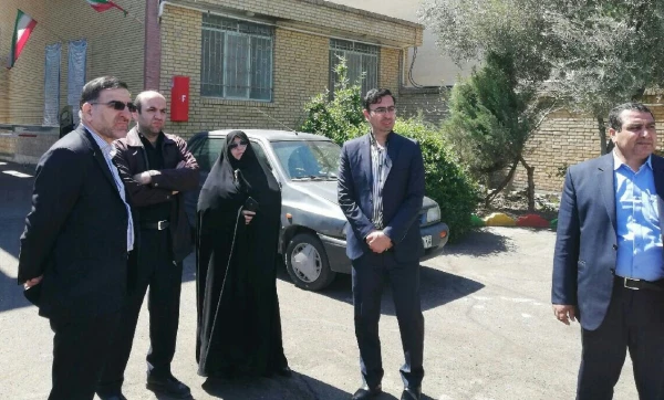 دیدار آقای امیر آبادی نماینده مردم شریف قم در مجلس شورای اسلامی از پایگاه های اسکان دانشگاه فرهنگیان استان قم