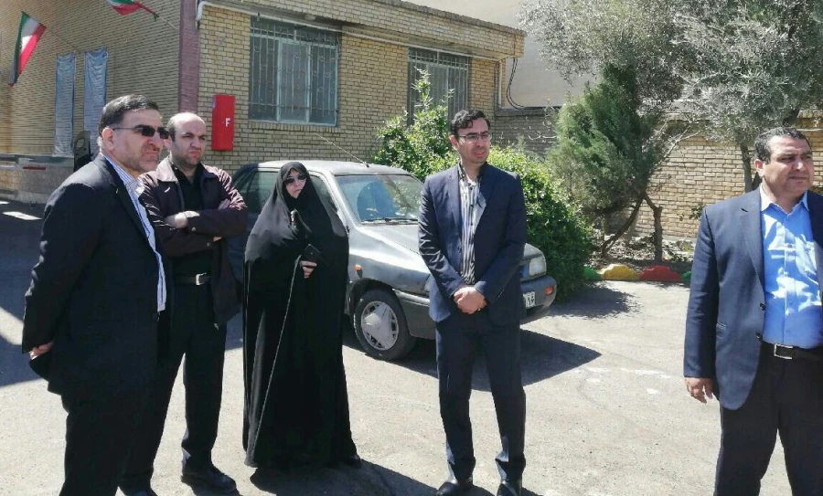 دیدار آقای امیر آبادی نماینده مردم شریف قم در مجلس شورای اسلامی از پایگاه های اسکان دانشگاه فرهنگیان استان قم