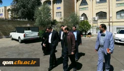 دیدار آقای امیر آبادی نماینده مردم شریف قم در مجلس شورای اسلامی از پایگاه های اسکان دانشگاه فرهنگیان استان قم