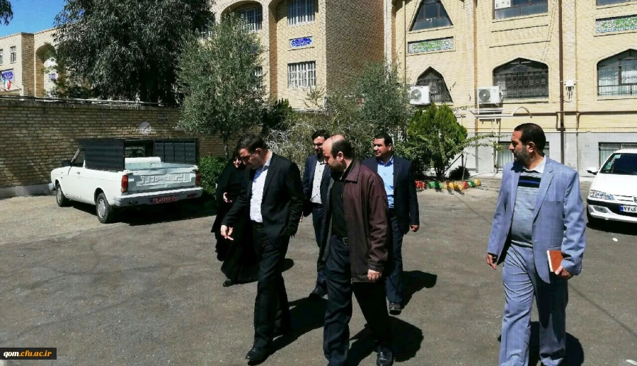 دیدار آقای امیر آبادی نماینده مردم شریف قم در مجلس شورای اسلامی از پایگاه های اسکان دانشگاه فرهنگیان استان قم