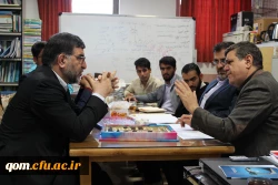 دیدار دکتر خنیفر رئیس دانشگاه فرهنگیان با امیر آبادی نماینده مردم شریف قم و عضو هیات رئیسه مجلس شورای اسلامی