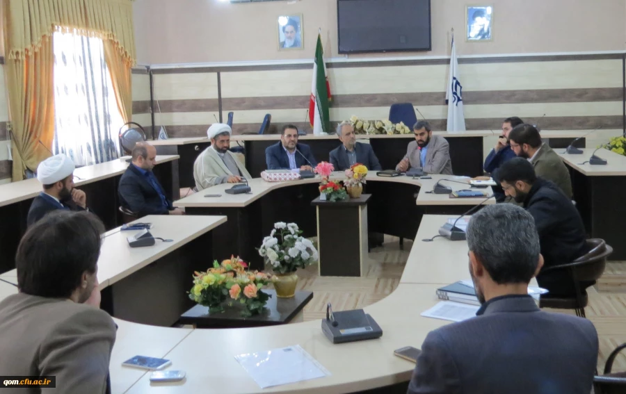 مراسم تودیع و معارفه مسئول جدید بسیج دانشجویی پردیس آیت الله طالقانی قم