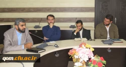 مراسم تودیع و معارفه مسئول جدید بسیج دانشجویی پردیس آیت الله طالقانی قم