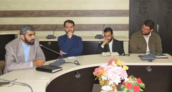 مراسم تودیع و معارفه مسئول جدید بسیج دانشجویی پردیس آیت الله طالقانی قم