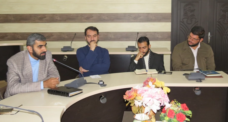 مراسم تودیع و معارفه مسئول جدید بسیج دانشجویی پردیس آیت الله طالقانی قم