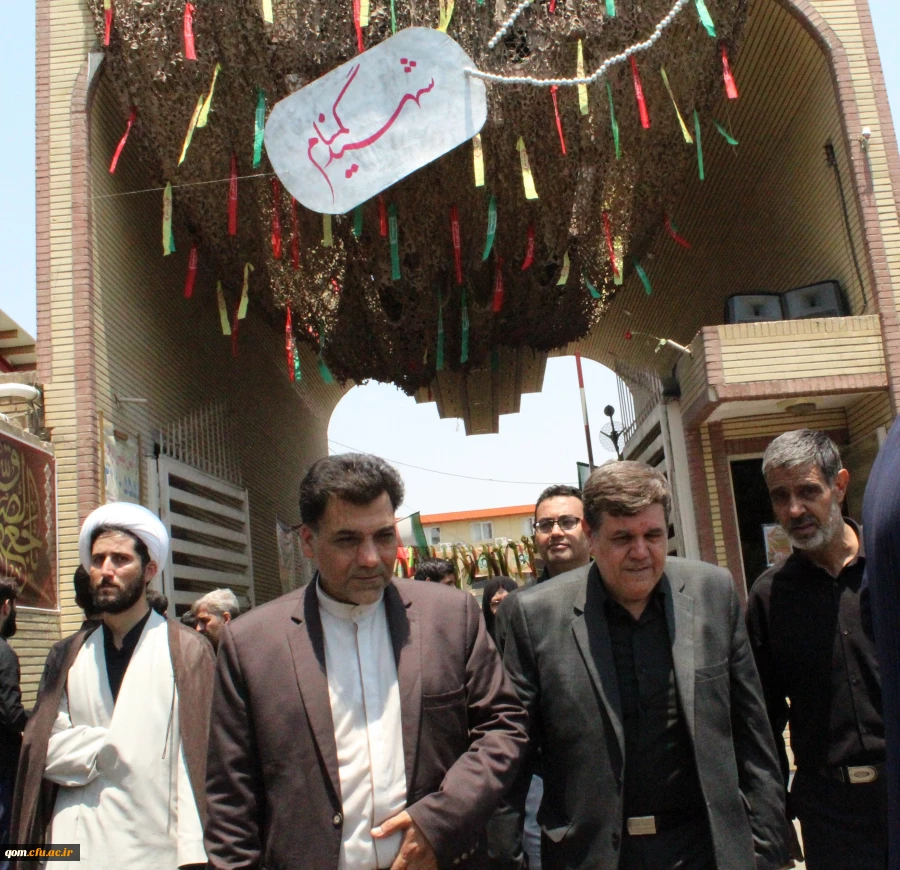 تشییع پیکر شهید گمنام 17 ساله در دانشگاه فرهنگیان استان قم