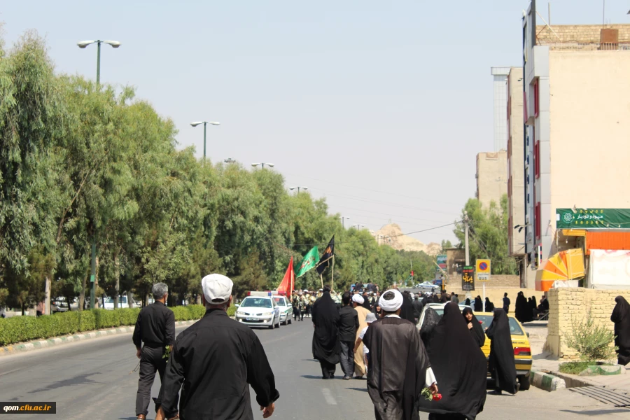 تشییع پیکر شهید گمنام 17 ساله در دانشگاه فرهنگیان استان قم