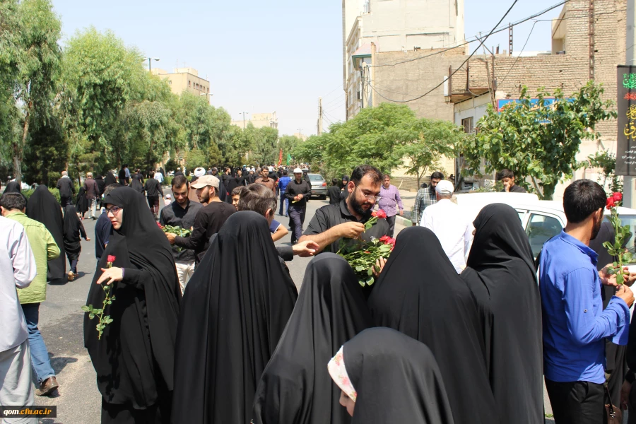 تشییع پیکر شهید گمنام 17 ساله در دانشگاه فرهنگیان استان قم