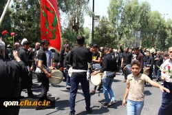 تشییع پیکر شهید گمنام 17 ساله در دانشگاه فرهنگیان استان قم