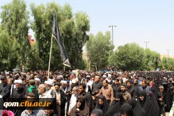 تشییع پیکر شهید گمنام 17 ساله در دانشگاه فرهنگیان استان قم