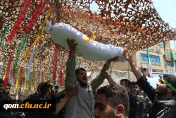 تشییع پیکر شهید گمنام 17 ساله در دانشگاه فرهنگیان استان قم