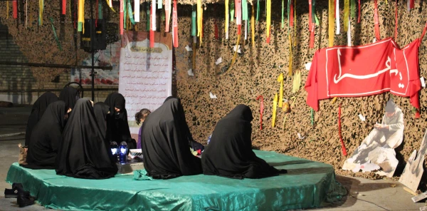 برگزاری مراسم شب هفت شهید گمنام