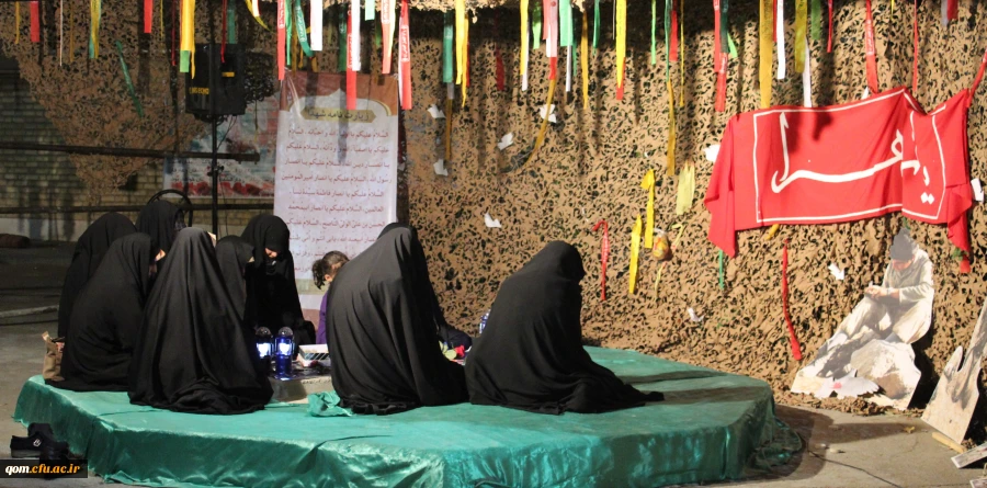 برگزاری مراسم شب هفت شهید گمنام