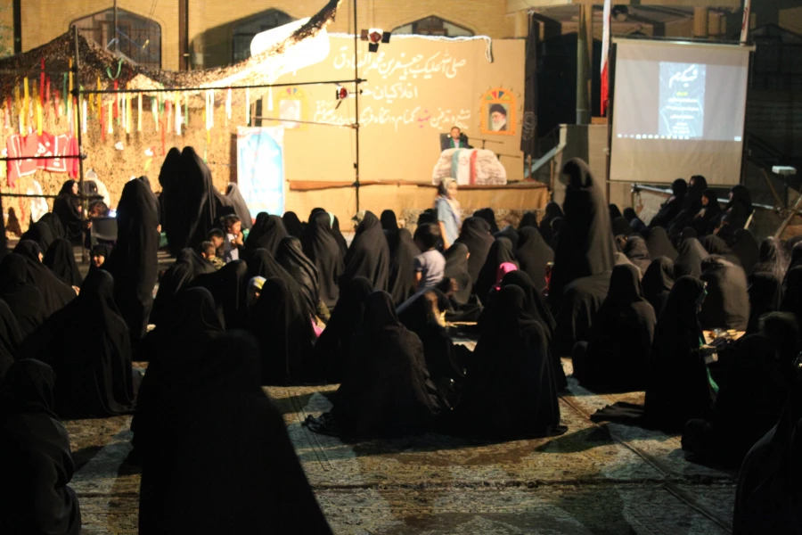 برگزاری مراسم شب هفت شهید گمنام