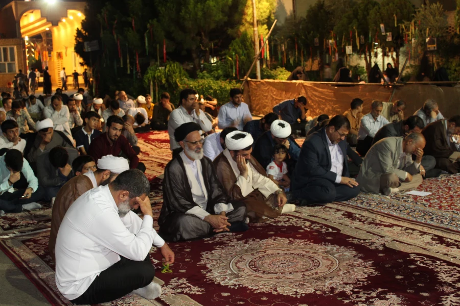 برگزاری مراسم شب هفت شهید گمنام