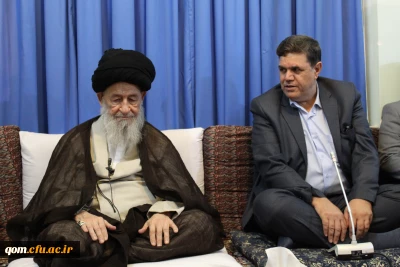 دیدار هیئت رئیسه دانشگاه و روسای استانی دانشگاه فرهنگیان سراسر کشور با آیت الله العظمی علوی گرگانی