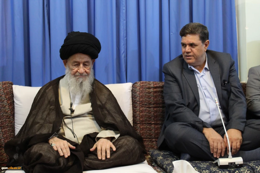 دیدار هیئت رئیسه دانشگاه و روسای استانی دانشگاه فرهنگیان سراسر کشور با آیت الله العظمی علوی گرگانی