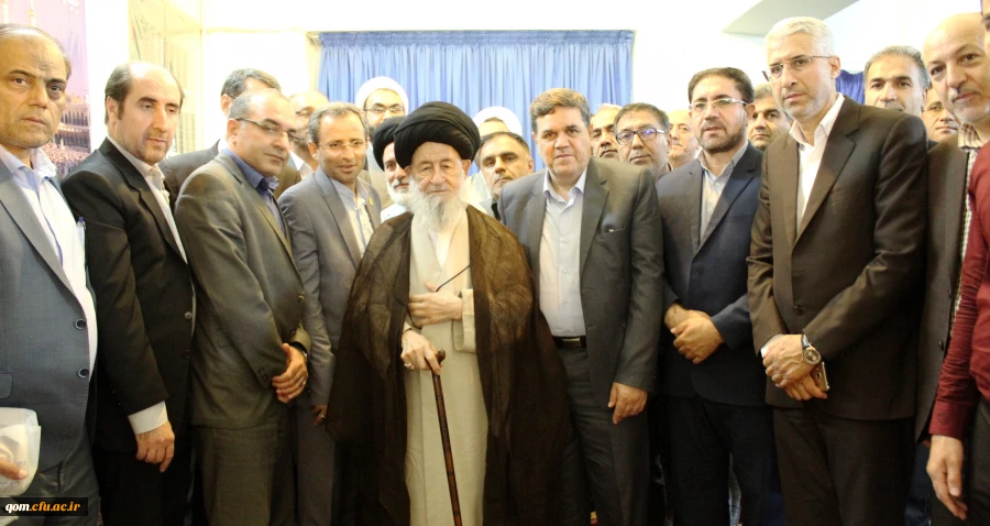 دیدار هیئت رئیسه دانشگاه و روسای استانی دانشگاه فرهنگیان سراسر کشور با آیت الله العظمی علوی گرگانی