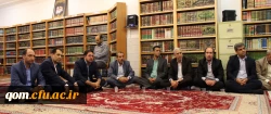 دیدار هیئت رئیسه دانشگاه به همراه مدیران استانی سراسر کشور دانشگاه فرهنگیان سراسر کشور با آیت الله العظمی مکارم شیرازی