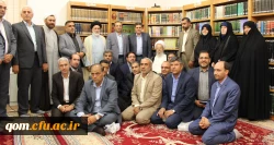 دیدار هیئت رئیسه دانشگاه به همراه مدیران استانی سراسر کشور دانشگاه فرهنگیان سراسر کشور با آیت الله العظمی مکارم شیرازی