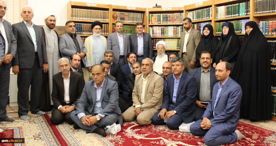 دیدار هیئت رئیسه دانشگاه به همراه مدیران استانی سراسر کشور دانشگاه فرهنگیان سراسر کشور با آیت الله العظمی مکارم شیرازی