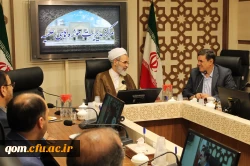 دیدار هیئت رئیسه دانشگاه فرهنگیان و مدیران استانی دانشگاه با آیت الله اعرافی