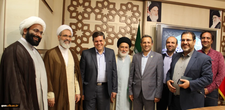 دیدار هیئت رئیسه دانشگاه فرهنگیان و مدیران استانی دانشگاه با آیت الله اعرافی