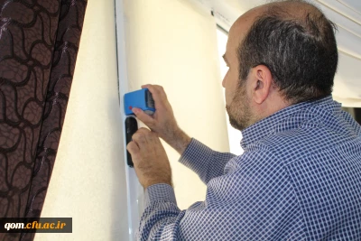 بازدید دکتر محمدی معاون فرهنگی و هنری دانشگاه فرهنگیان کشور از حوزه برگزاری آزمون اصلح استان قم