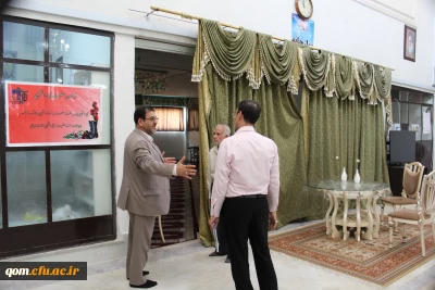 بازدید سرپرست مدیریت امور پردیس های استان از مراحل آماده سازی پردیس های سطح استان