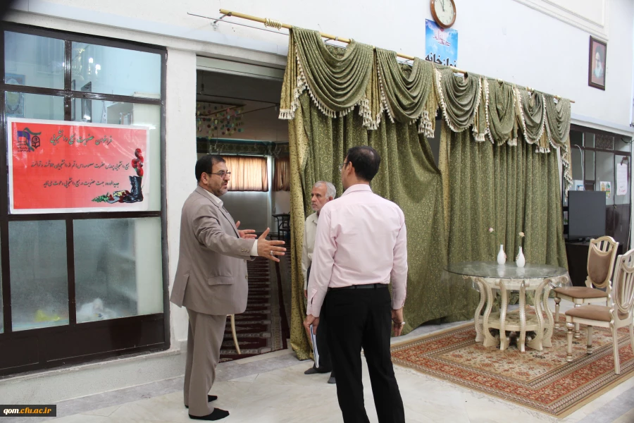 بازدید سرپرست مدیریت امور پردیس های استان از مراحل آماده سازی پردیس های سطح استان 2