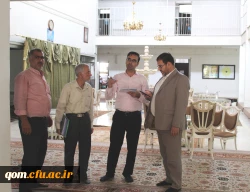 بازدید سرپرست مدیریت امور پردیس های استان از مراحل آماده سازی پردیس های سطح استان 5