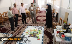 بازدید سرپرست مدیریت امور پردیس های استان از مراحل آماده سازی پردیس های سطح استان 6