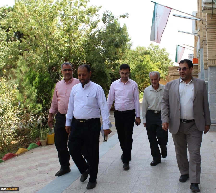 بازدید سرپرست مدیریت امور پردیس های استان از مراحل آماده سازی پردیس های سطح استان 7