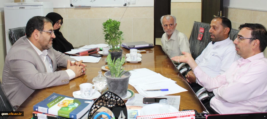 بازدید سرپرست مدیریت امور پردیس های استان از مراحل آماده سازی پردیس های سطح استان 8