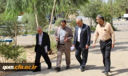 بازدید سرپرست مدیریت امور پردیس های استان از مراحل آماده سازی پردیس های سطح استان 9