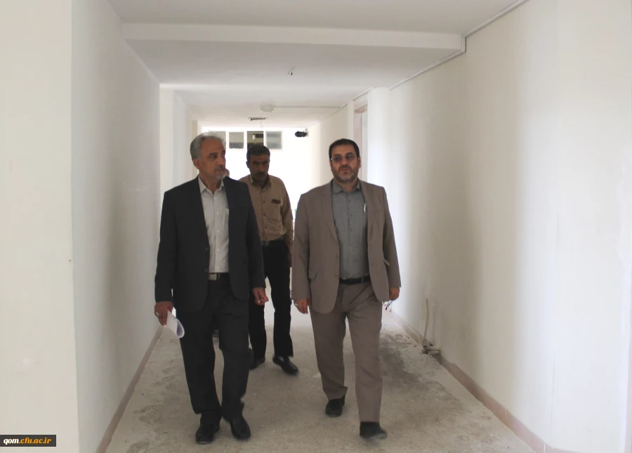 بازدید سرپرست مدیریت امور پردیس های استان از مراحل آماده سازی پردیس های سطح استان 10