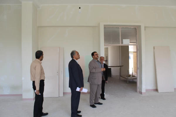 بازدید سرپرست مدیریت امور پردیس های استان از مراحل آماده سازی پردیس های سطح استان 11