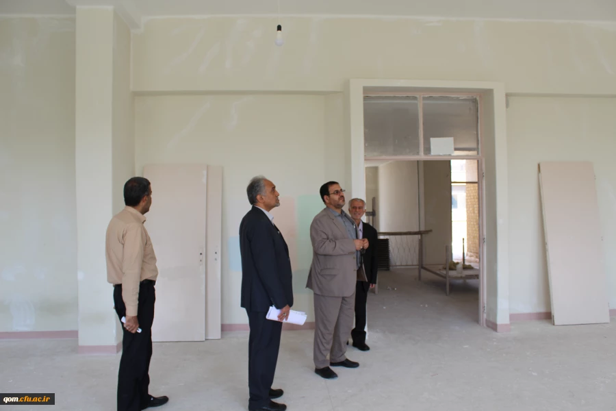 بازدید سرپرست مدیریت امور پردیس های استان از مراحل آماده سازی پردیس های سطح استان 11