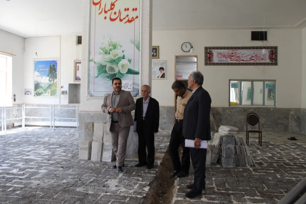 بازدید سرپرست مدیریت امور پردیس های استان از مراحل آماده سازی پردیس های سطح استان 12