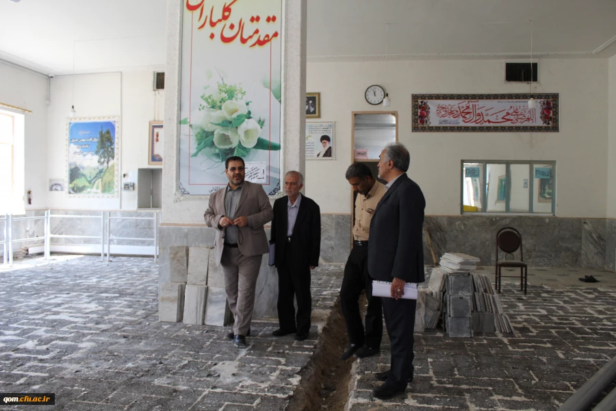 بازدید سرپرست مدیریت امور پردیس های استان از مراحل آماده سازی پردیس های سطح استان 12