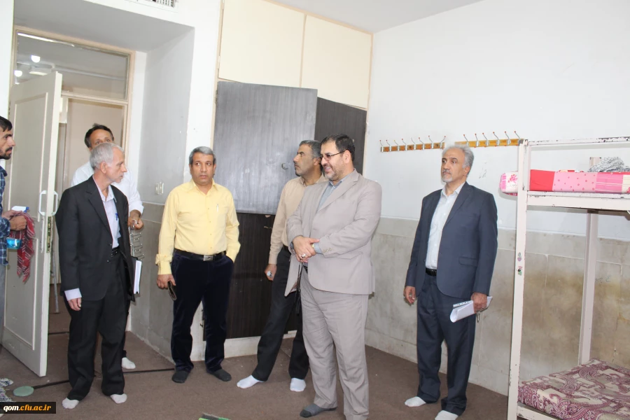 بازدید سرپرست مدیریت امور پردیس های استان از مراحل آماده سازی پردیس های سطح استان 13
