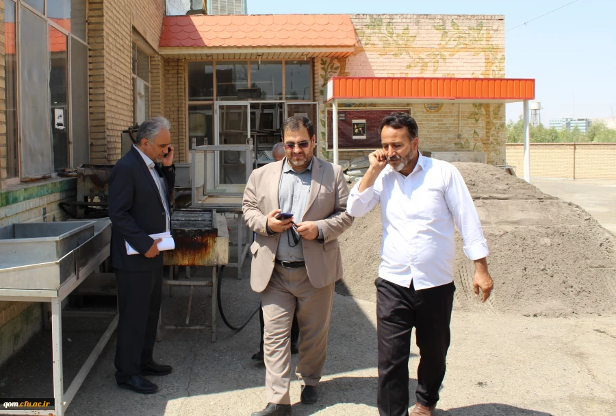 بازدید سرپرست مدیریت امور پردیس های استان از مراحل آماده سازی پردیس های سطح استان 14