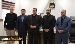 دیدار مدیرعامل مدیریت شعب بانک تجارت استان با سرپرست مدیریت امور پردیس های استان قم 3